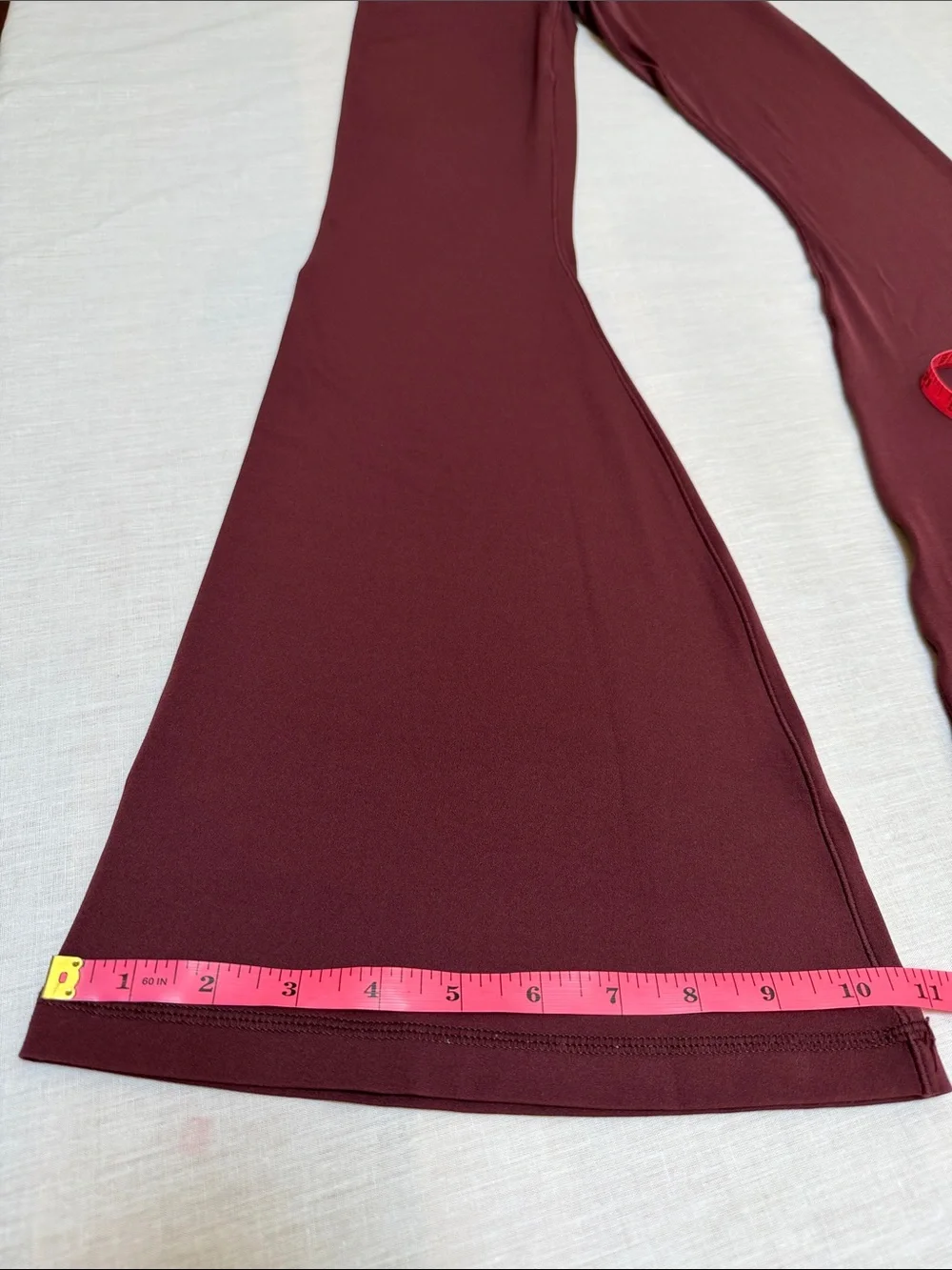 OFFLINE By Aerie Real Me Flare Hi-Rise Leggings Yoga Pants Cool Berry
